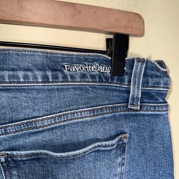 FAVORITE DAUGHTER The Erin High Rise Slim Straight classic denim jeans 32 - Picture 11 of 12